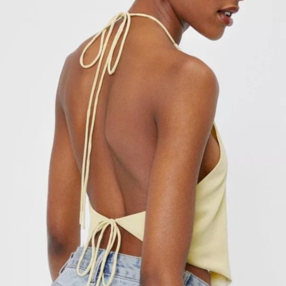 Urban Outfitters Backless Satin Top - Picture 5 of 5